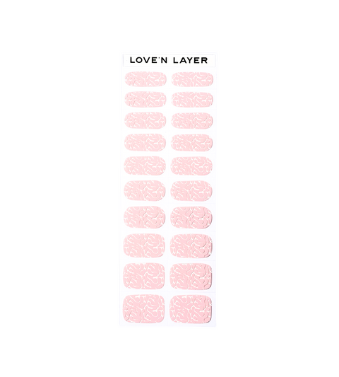 LNL Summer Pink Nail polish Layers